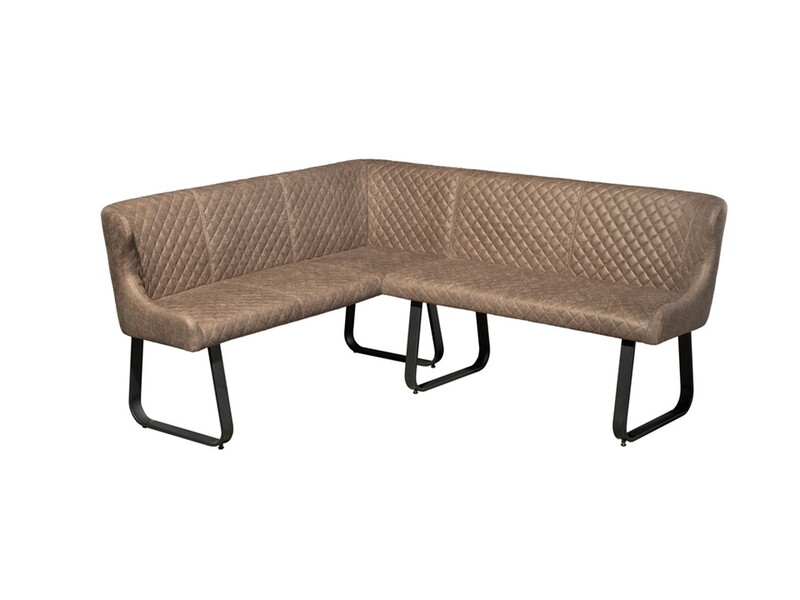 Hoxton Corner Bench LHF Tan