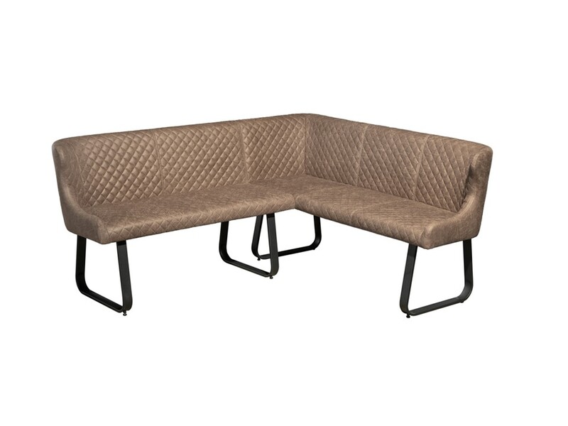 Hoxton Corner Bench RHF Tan